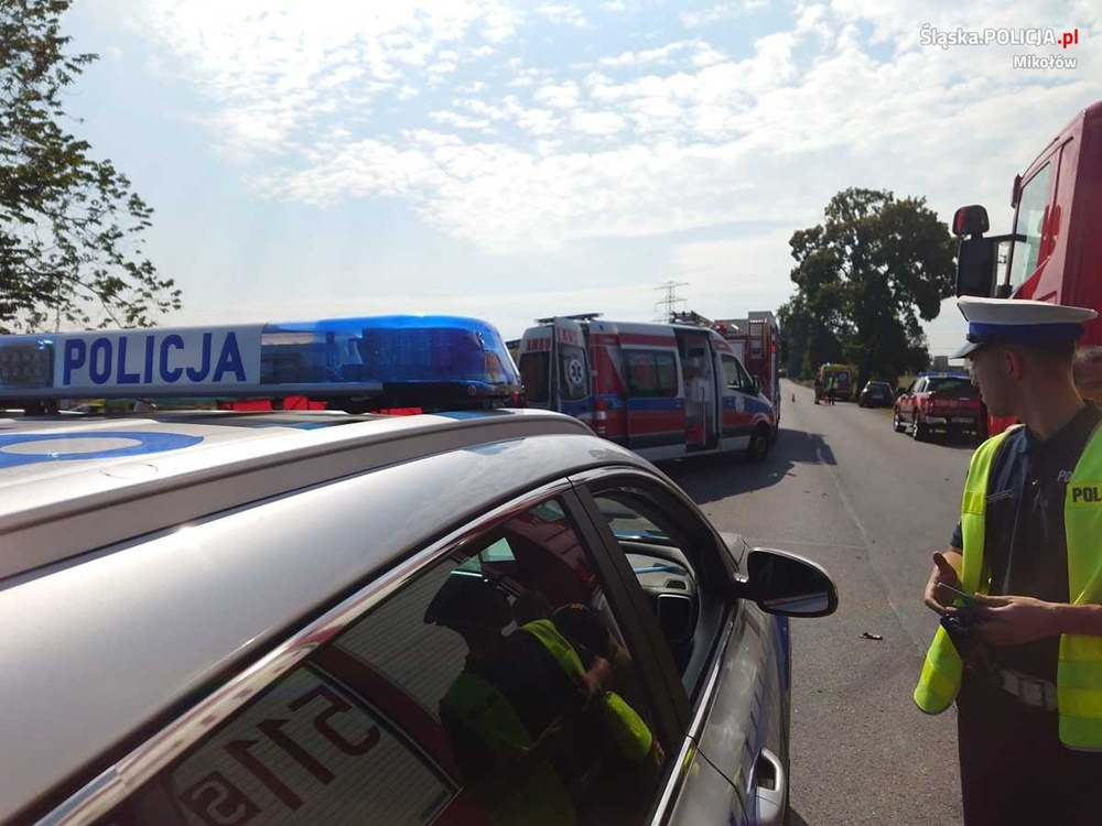 Wypadek motocyklisty w Wyrach. Zginął tyszanin