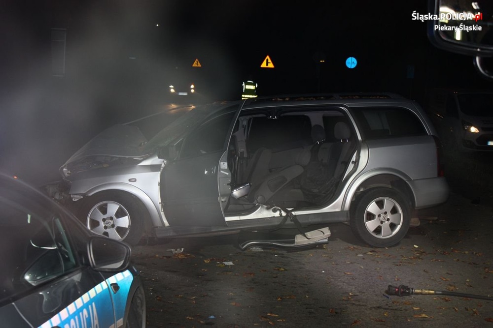 Groźnie wyglądający wypadek na ul. Tarnogórskiej