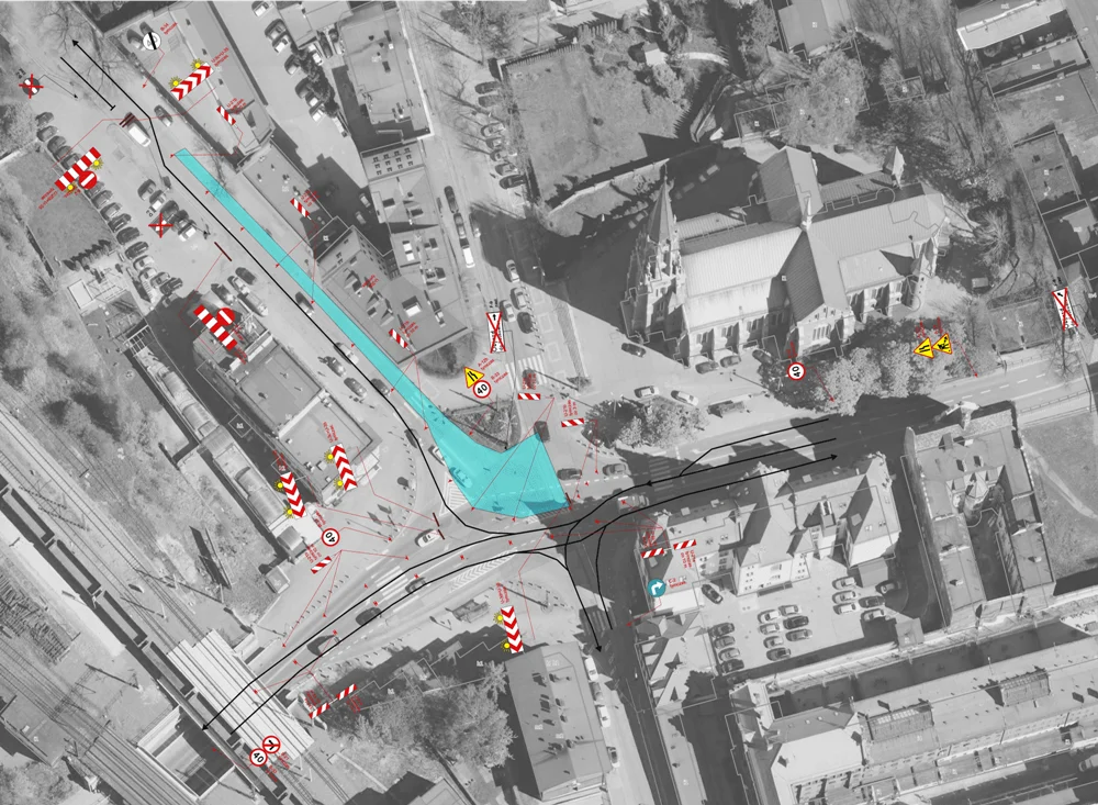Zmiana organizacji ruchu na ulicach Krakowskiej i Towarowej