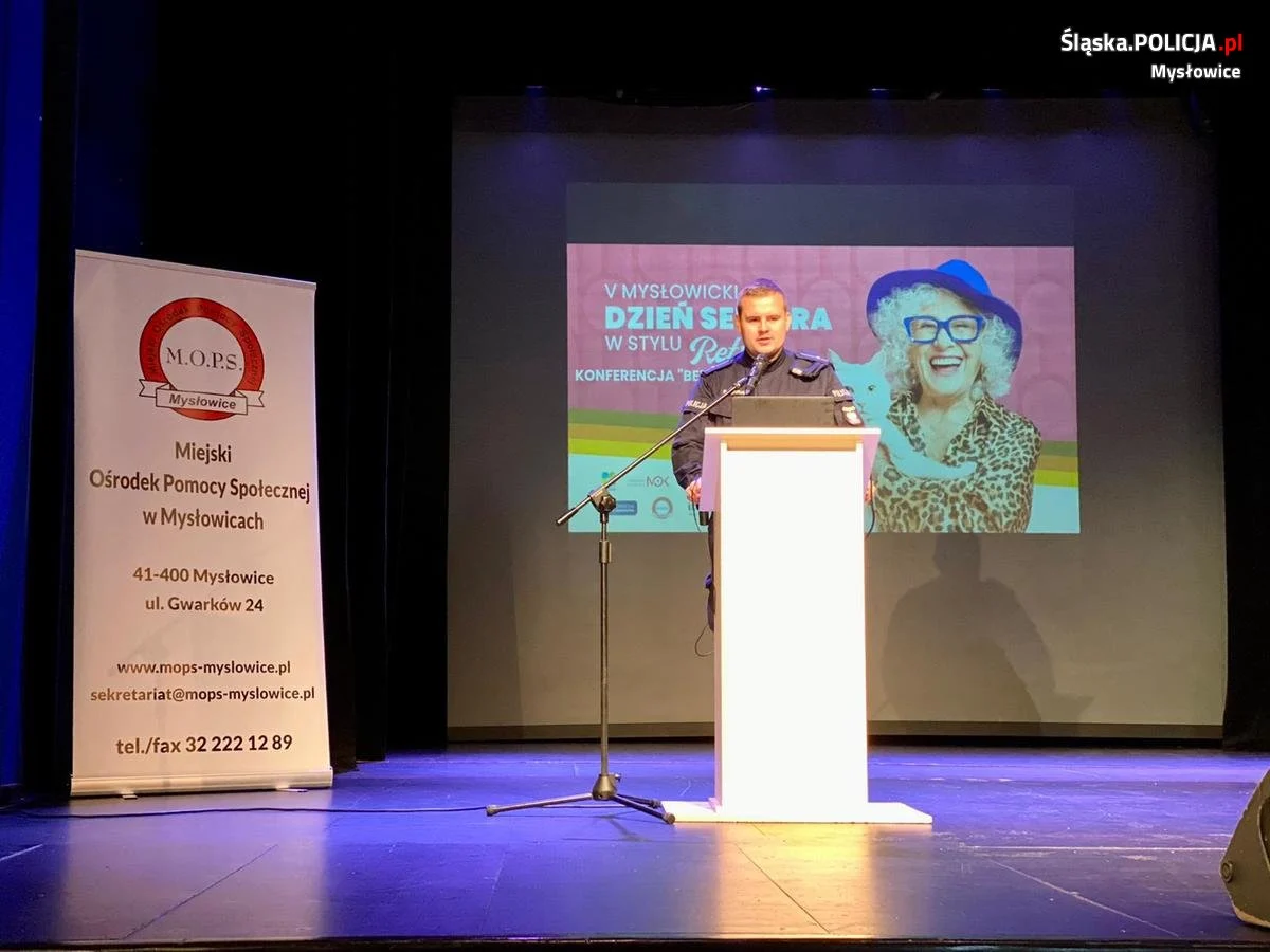 Konferencja "Bezpieczny senior" z okazji V Mysłowickiego Dnia Seniora