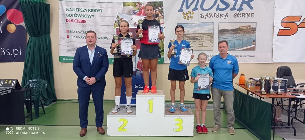 Występ mysłowiczanki w Wojewódzkim Turnieju Kwalifikacyjnym Młodziczek w tenisie stołowym