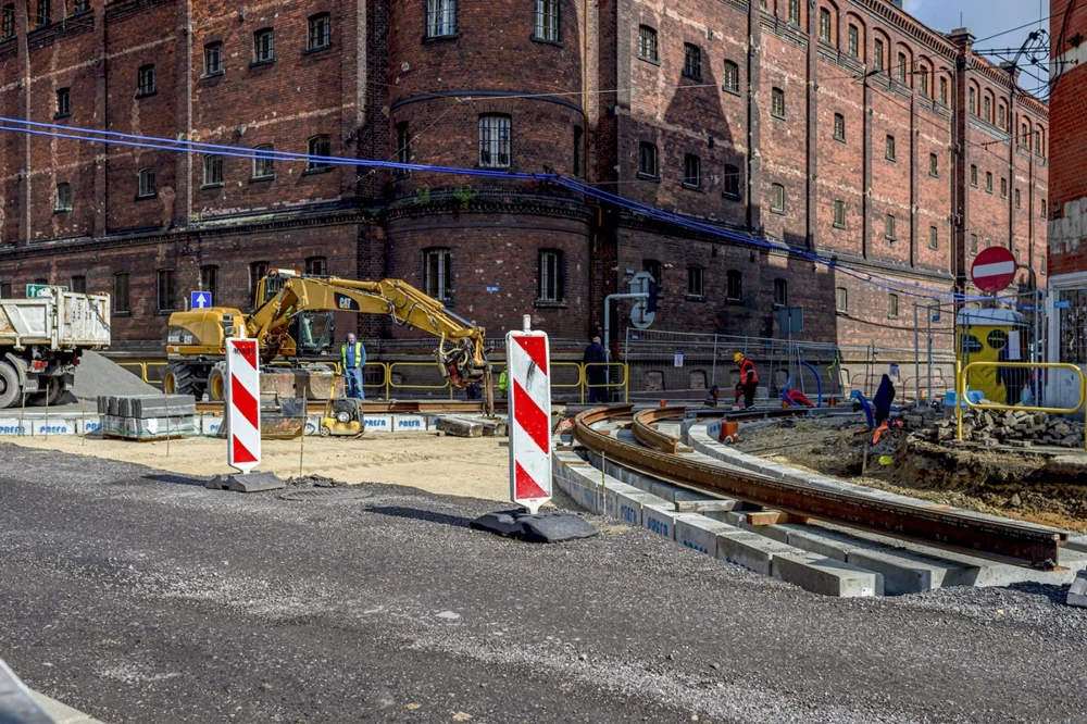 Trwa modernizacja torowisk tramwajowych w Bytomiu