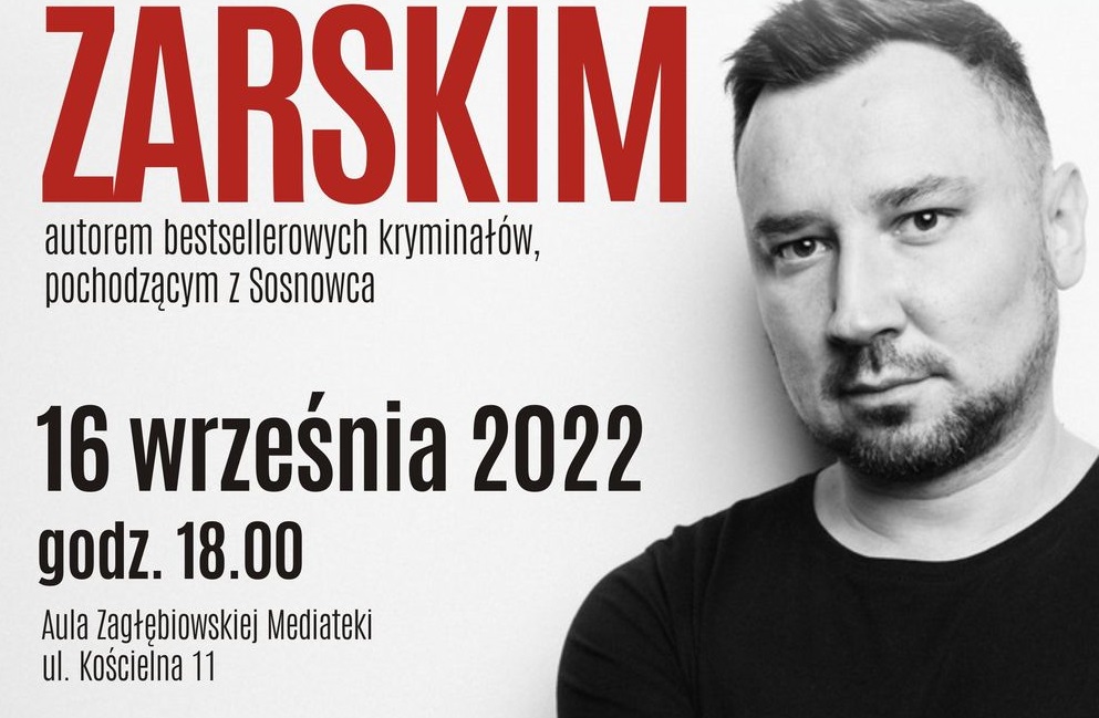 Spotkanie z pochodzącym z Sosnowca autorem kryminałów Przemysławem Żarskim