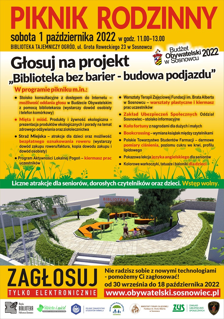 Już w sobotę Piknik Rodzinny sosnowieckiej biblioteki