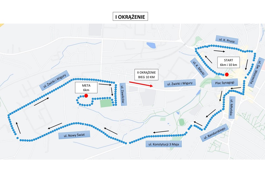 Utrudnienia w ruchu ulicznym w związku z organizacją XVIII Biegu Mikołowskiego