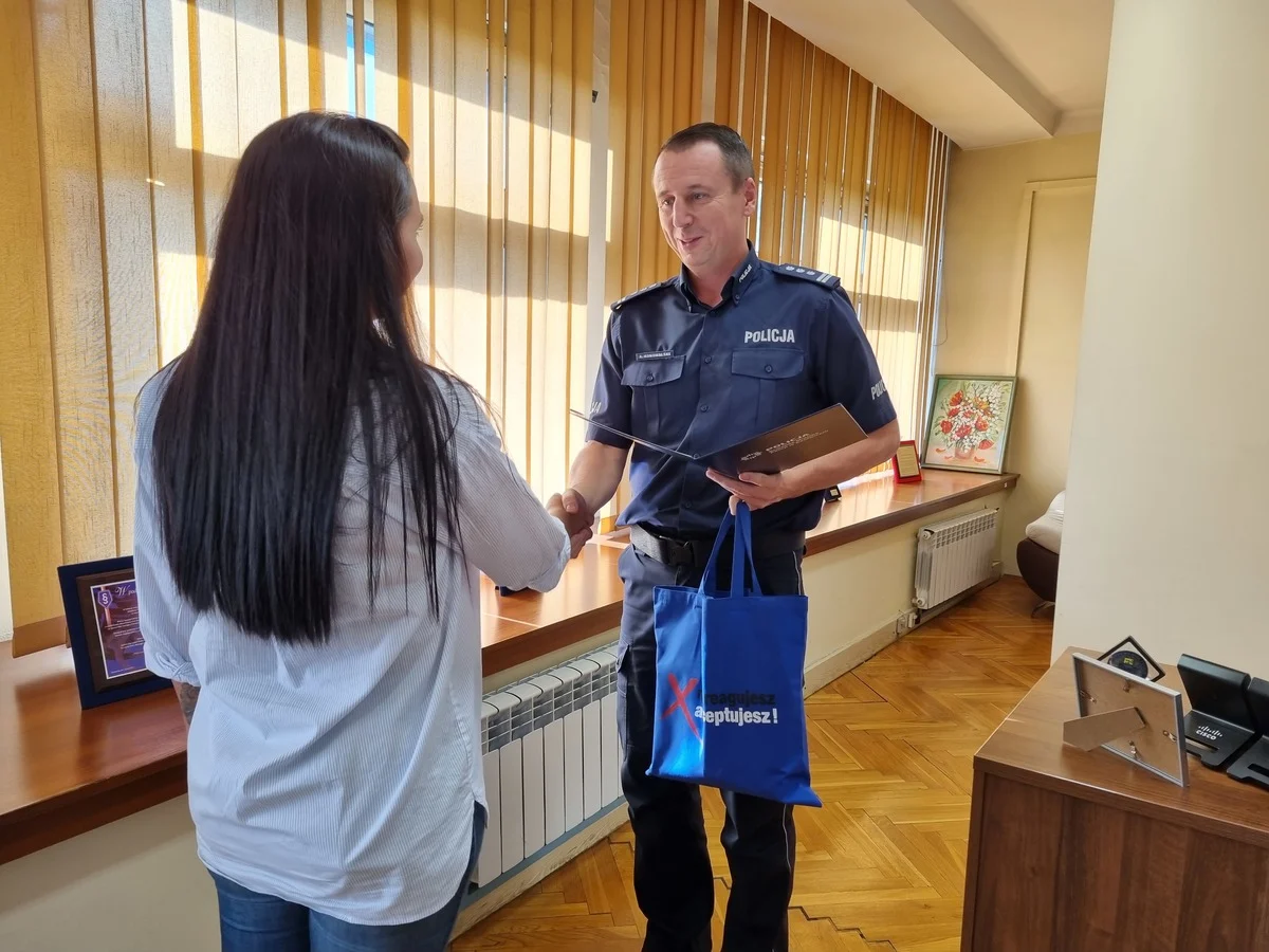 Podziękowania dla kobiety, która obroniła ukraińskiego nastolatka