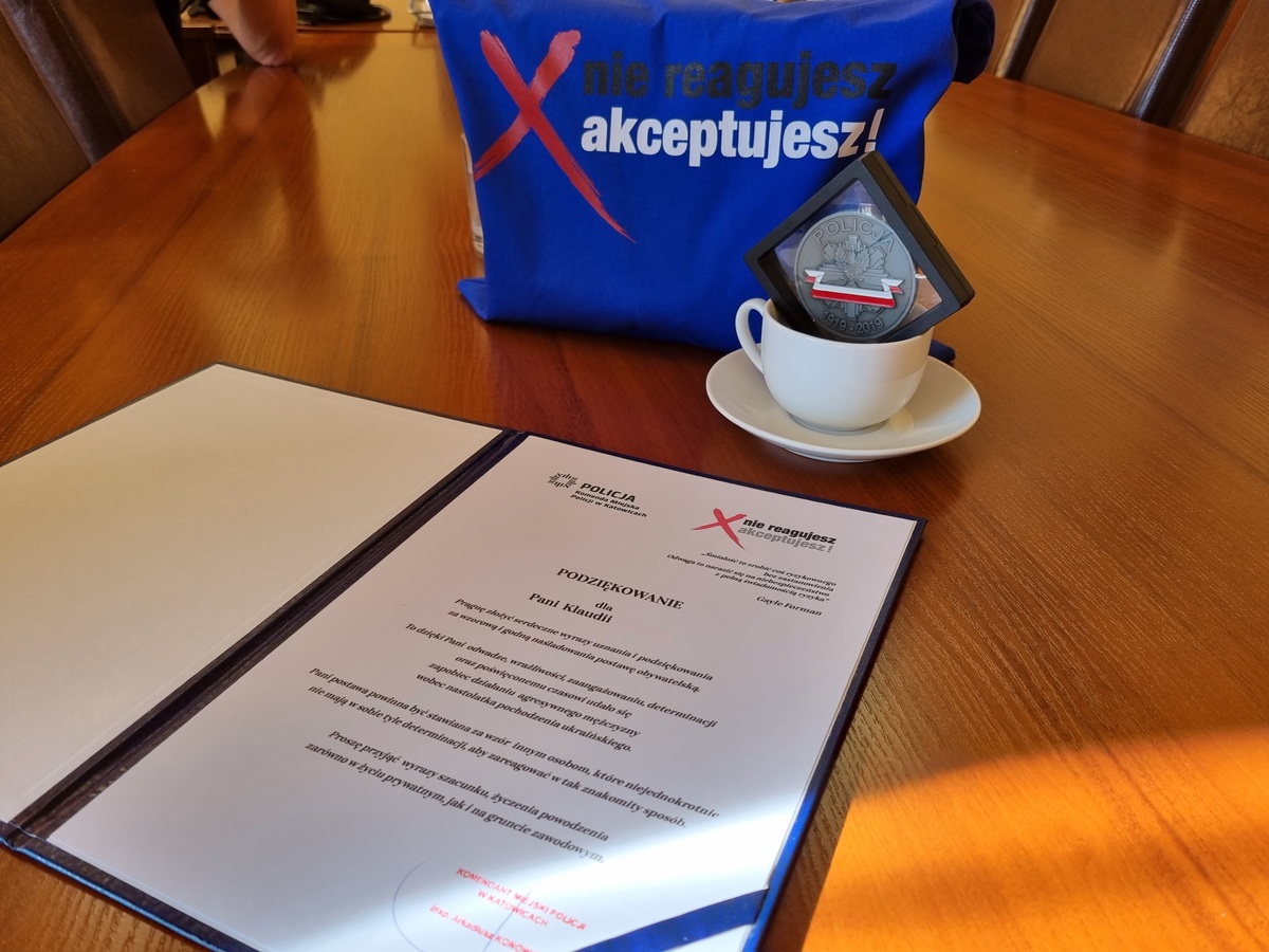 Podziękowania dla kobiety, która obroniła ukraińskiego nastolatka