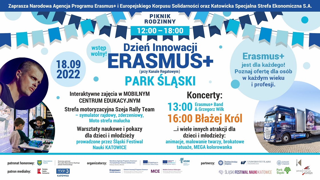 Piknik rodzinny Erasmus+ w Parku Śląskim