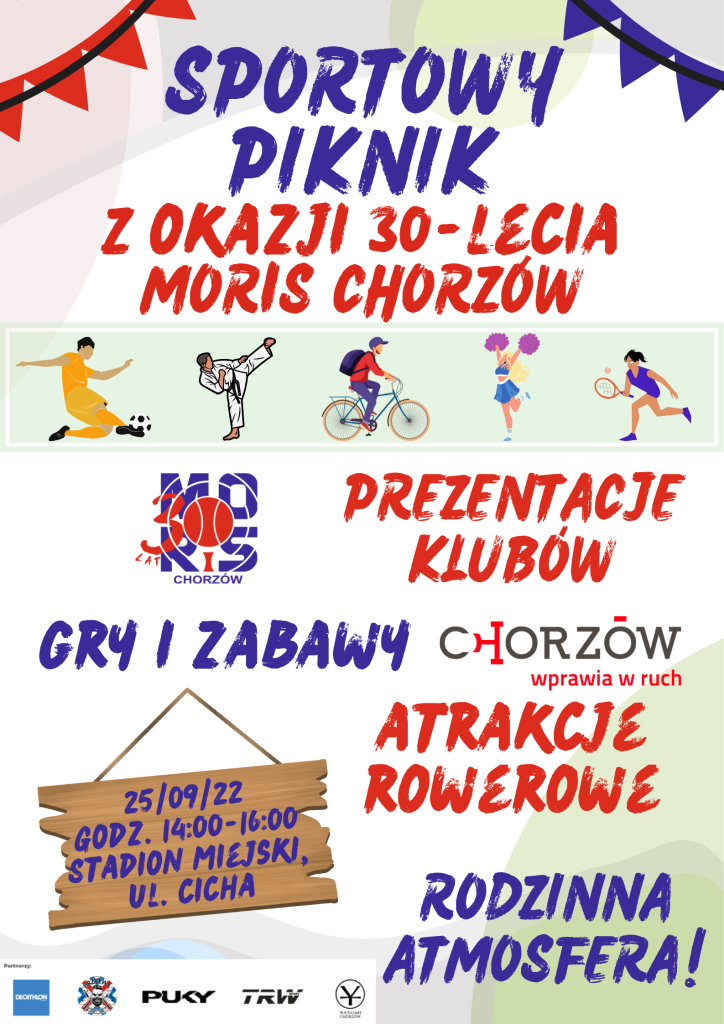 Już w niedzielę Sportowy Piknik z okazji 30-lecia MORiS Chorzów