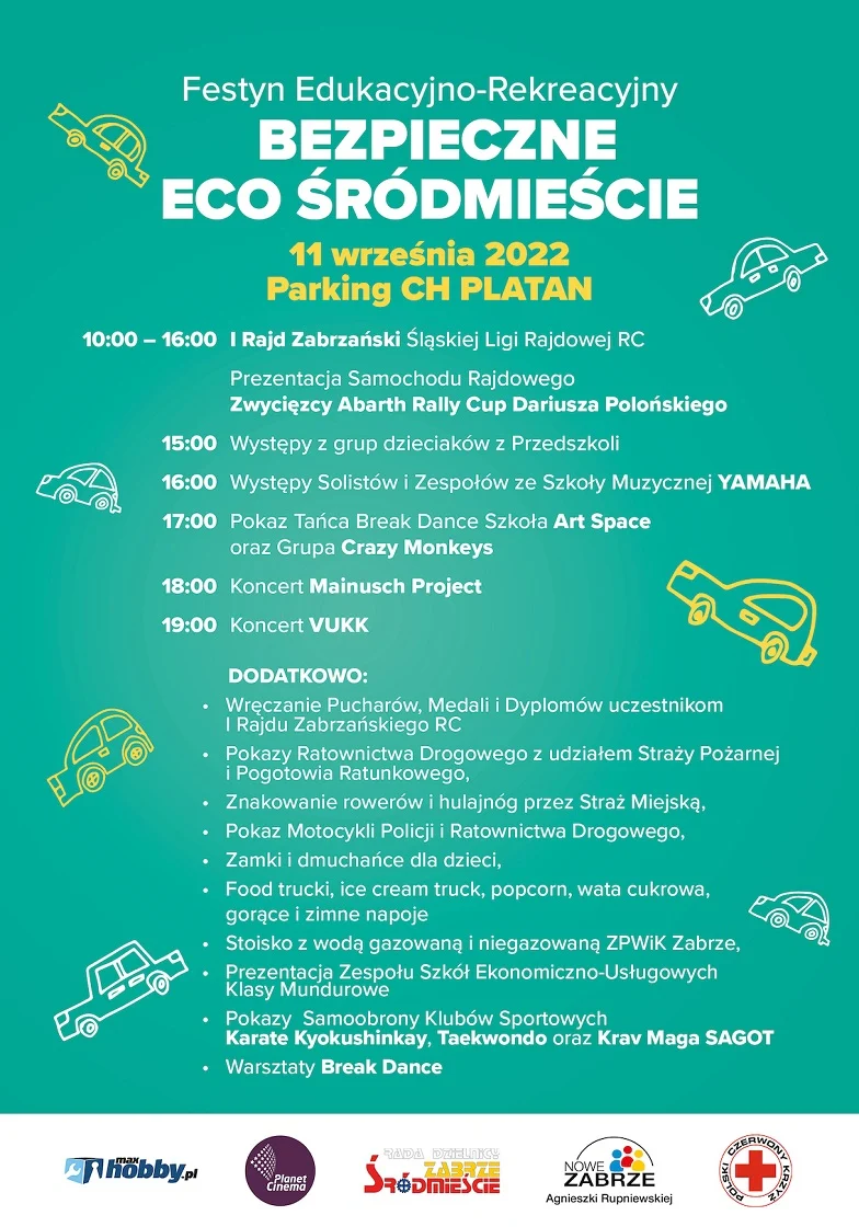 Przed nami festyn "Bezpieczne Eco Śródmieście" przed CH Platan