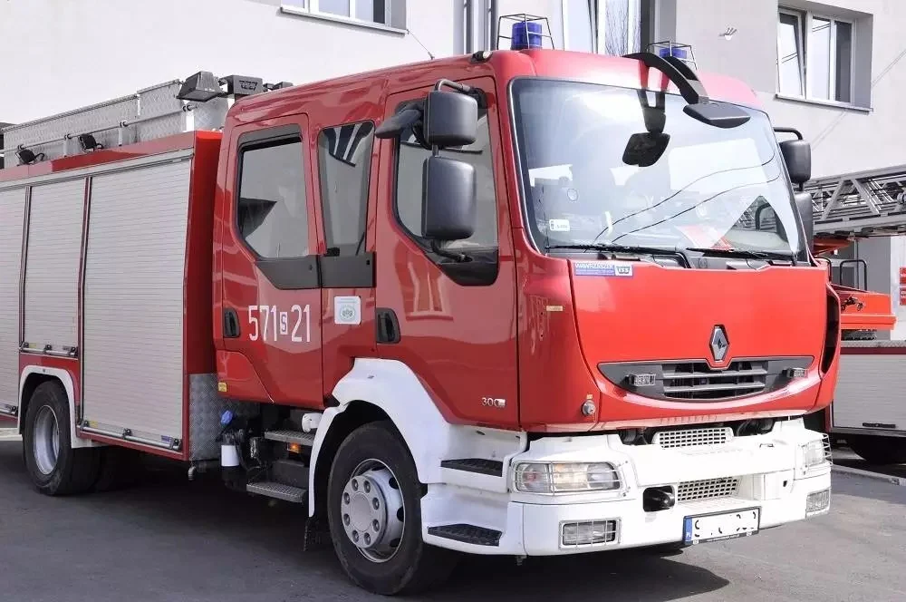 W nocy doszło do pożaru dachu zakładu pogrzebowego w Rudzie Śląskiej