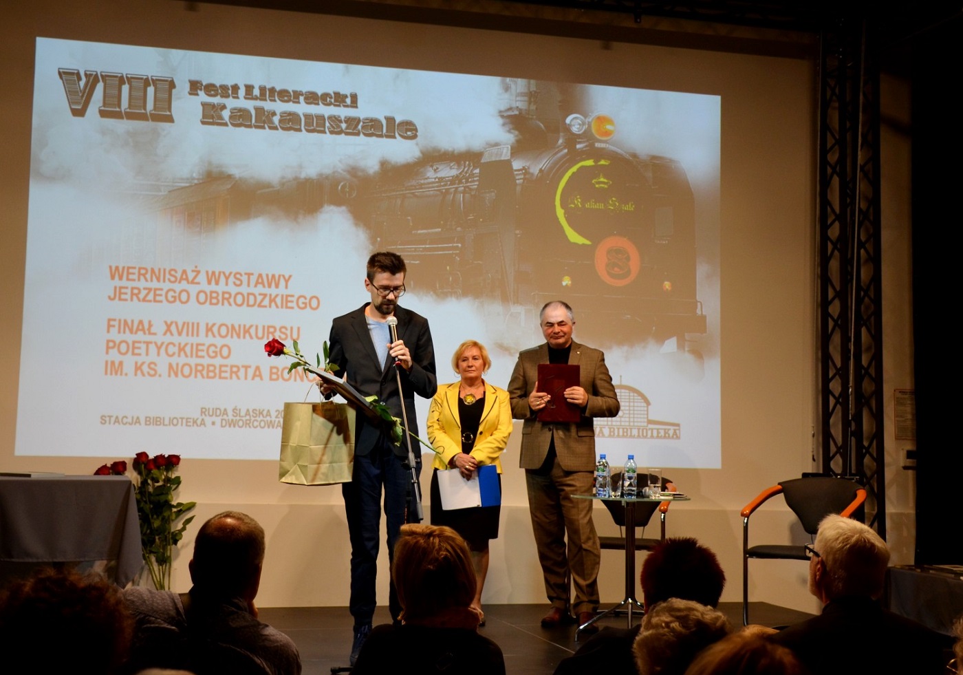 Spotkanie ze śląskim poetą - Pawłem Kobylewskim w Bibliotece Ficinus