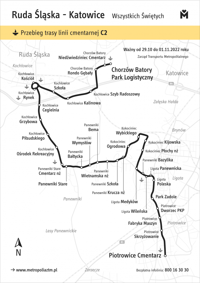 Bezpłatna komunikacja publiczna i uruchomienie linii specjalnych na Wszystkich Świętych 6