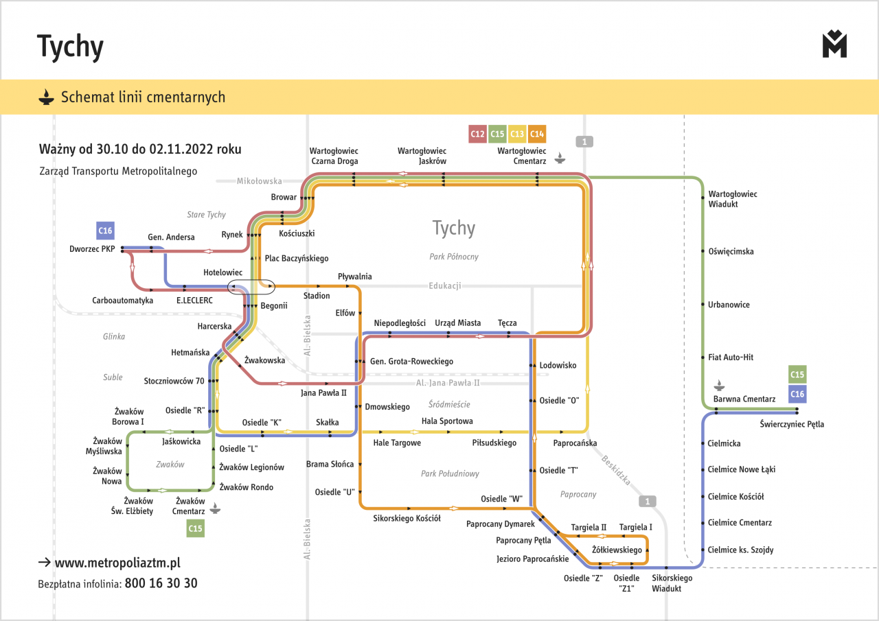 Bezpłatna komunikacja publiczna i uruchomienie linii specjalnych na Wszystkich Świętych 9