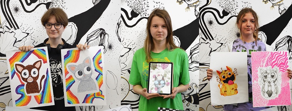 Wernisaż wystawy kursantów kreARTywni_ w WCK