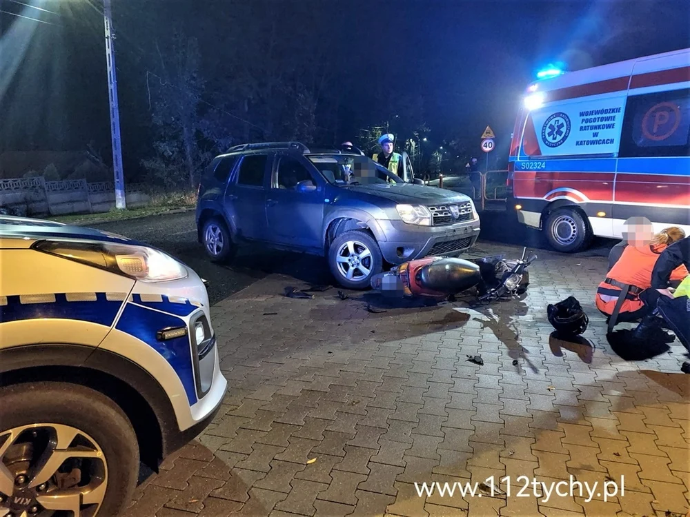 Nie ustąpiła pierwszeństwa kierującemu motorowerem. Mężczyzna był nietrzeźwy!