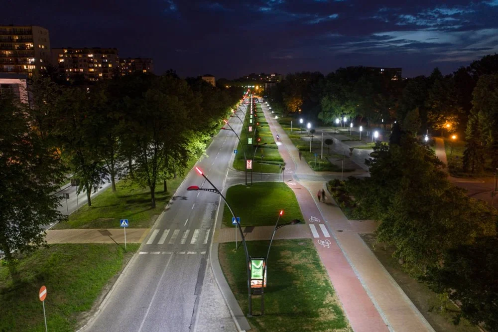 Oszczędności dzięki innowacjom - Tychy testują system automatyzacji oświetlenia ulic