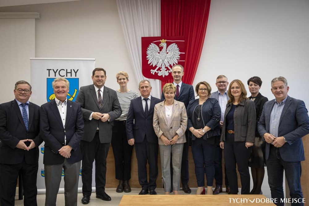 Przedstawiciele miasta partnerskiego Oberhausen przyjechali do Tychów