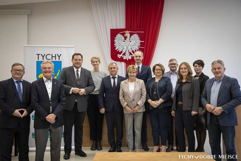 Przedstawiciele miasta partnerskiego Oberhausen przyjechali do Tychów