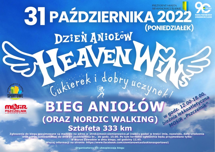Urząd Miasta zaprasza na Bieg Aniołów