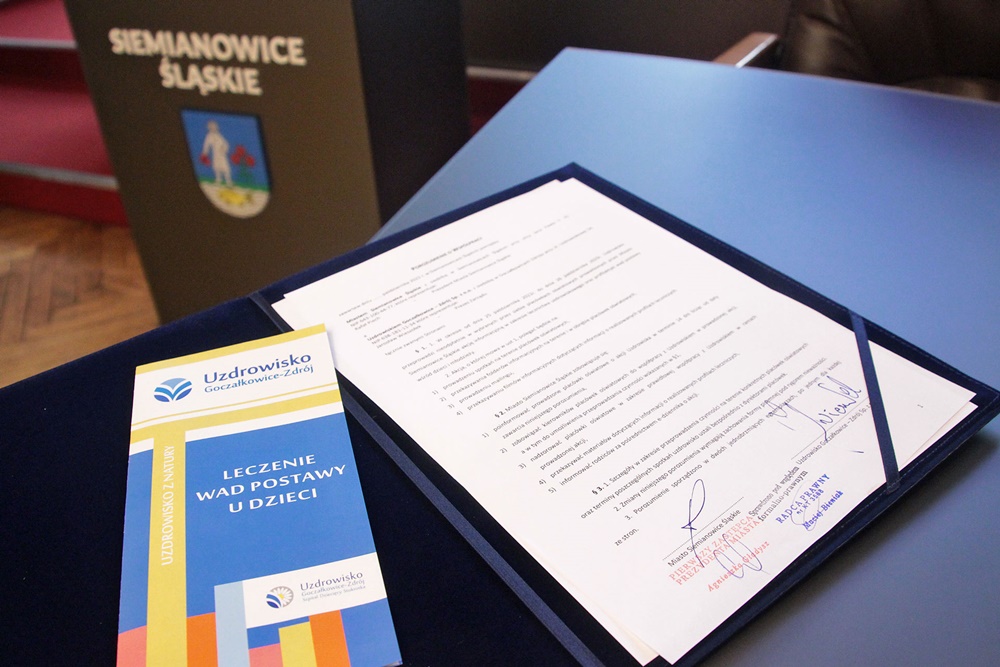Goczałkowickie sanatorium "wyprostuje" siemianowickie dzieci. Umowa miasta z uzdrowiskiem