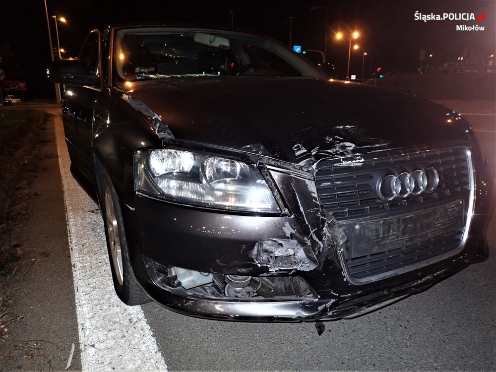 Zignorował czerwone światło i spowodował wypadek!