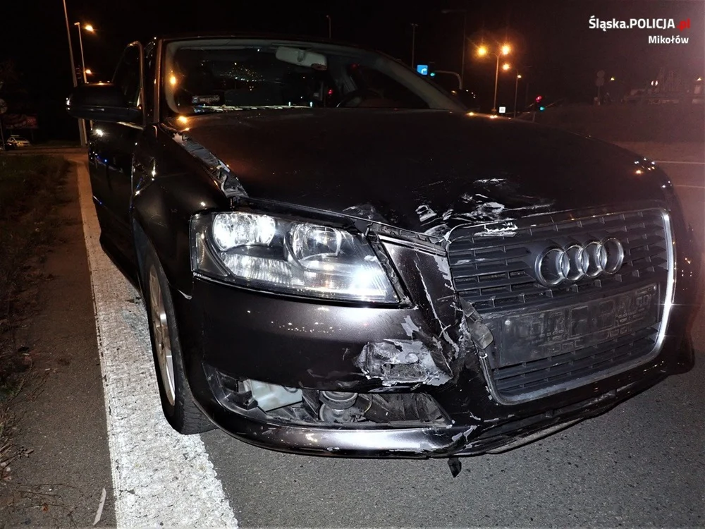 Zignorował czerwone światło i spowodował wypadek!