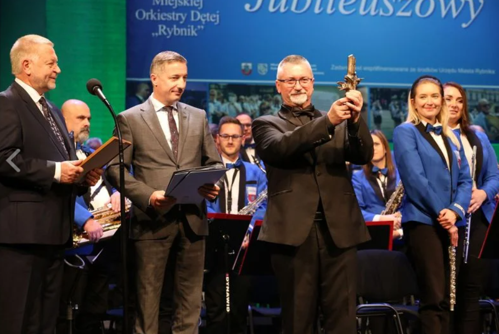 Złota Lampka dla Miejskiej Orkiestry Dętej "Rybnik"