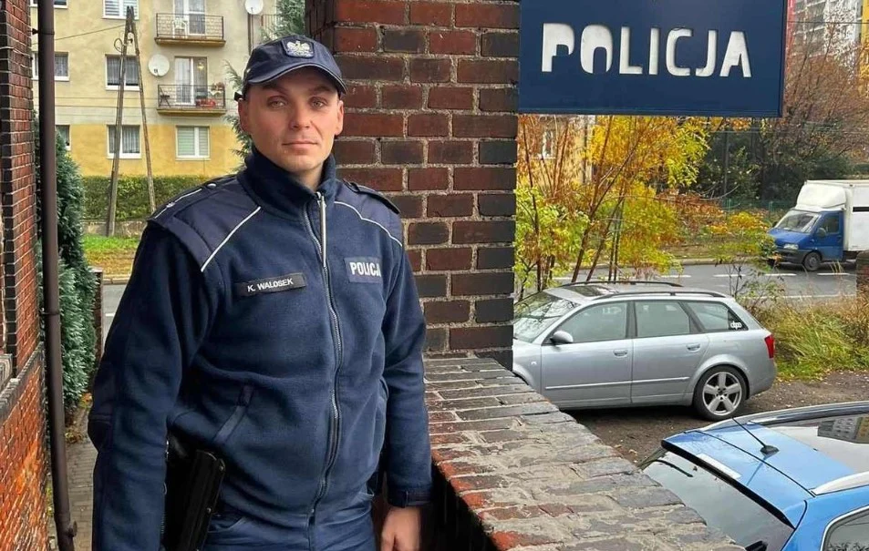 Pomoc nadeszła nieoczekiwanie. Biegając po lesie policjant pomógł 61-latkowi