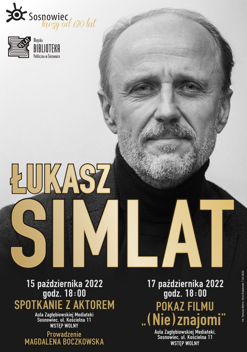 Łukasz Simlat w Zagłębiowskiej Mediatece!