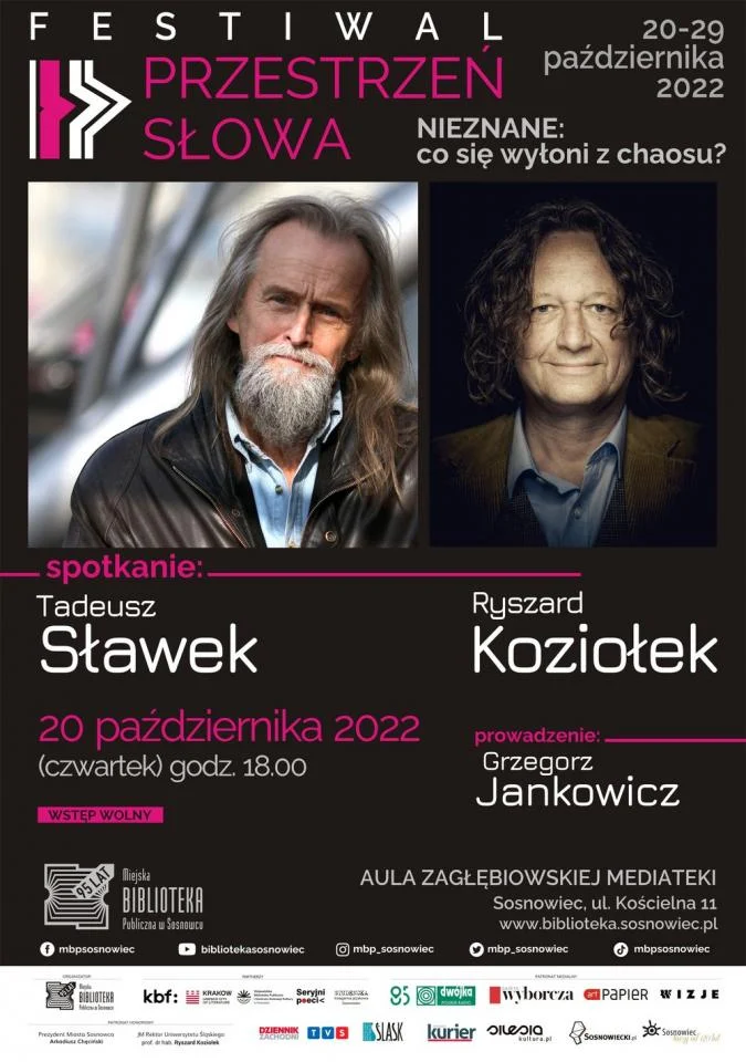 Festiwal Przestrzeń Słowa. Przed nami 7 wyjątkowych wieczorów! / fot. MBP Sosnowiec 1