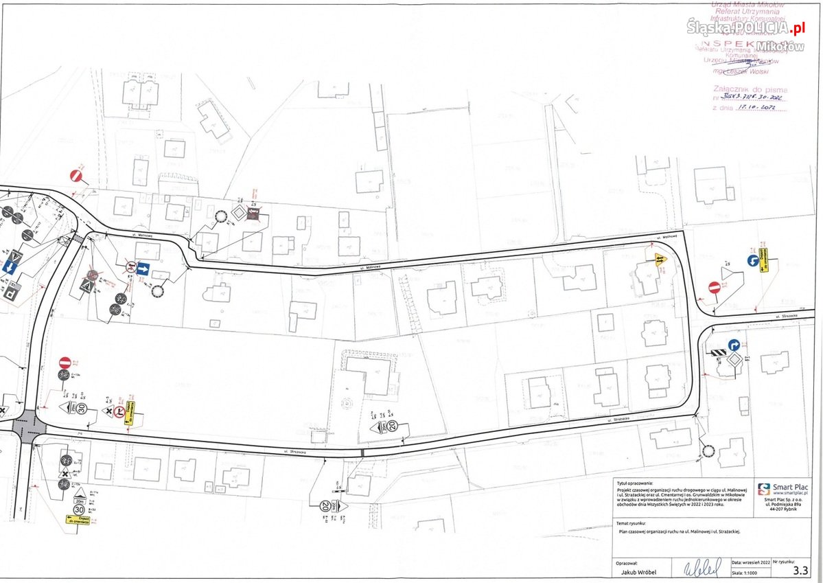 zmiana organizacji ruchu 1 listopada borowa wie