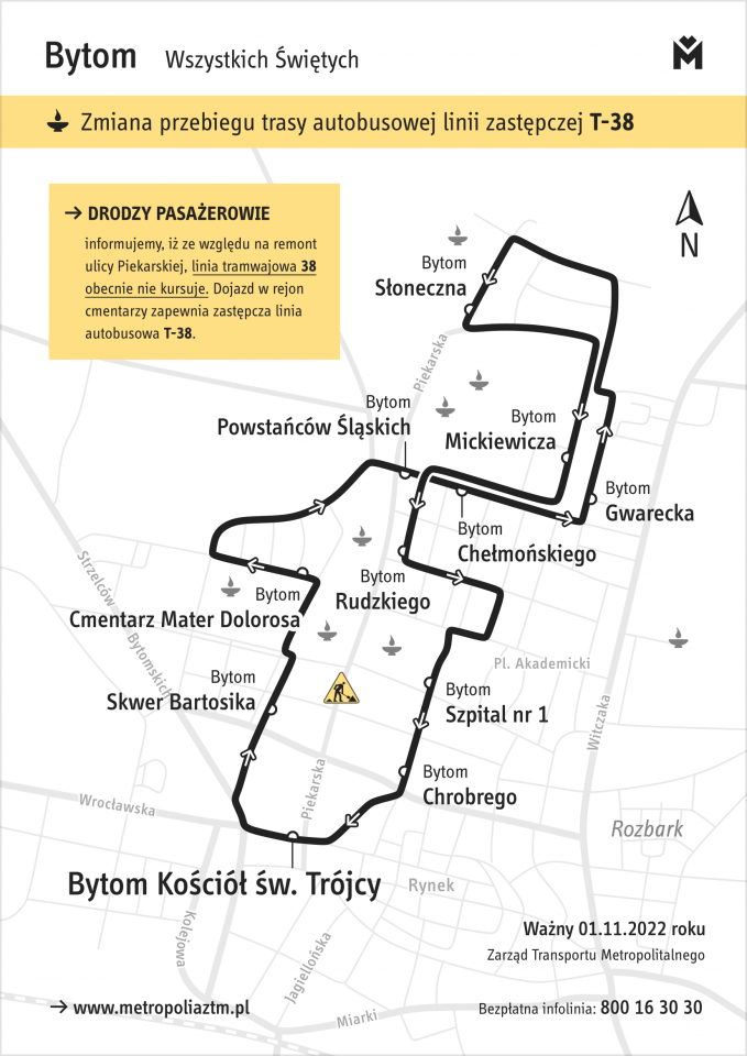 Bezpłatna komunikacja publiczna i uruchomienie linii specjalnych na Wszystkich Świętych 1
