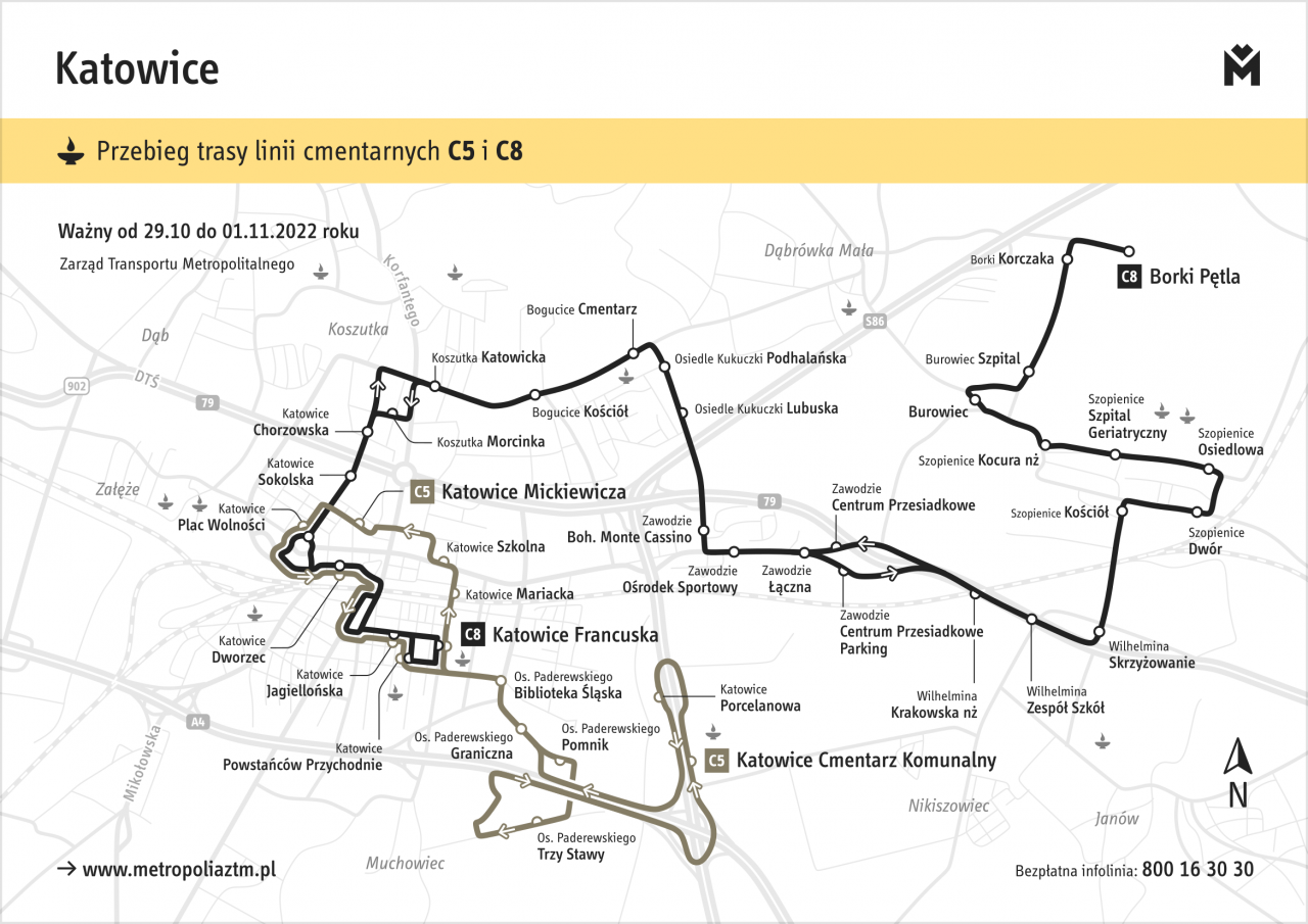 Bezpłatna komunikacja publiczna i uruchomienie linii specjalnych na Wszystkich Świętych 4