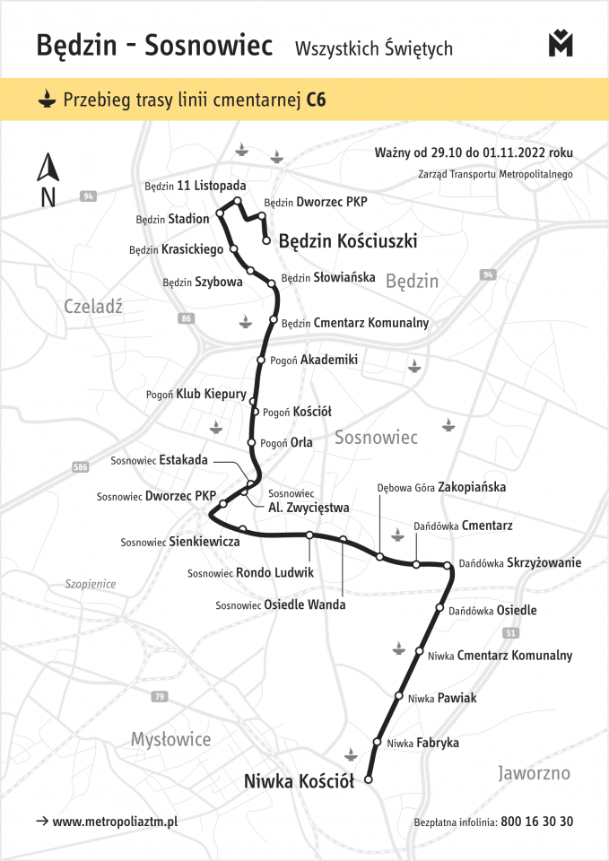 Bezpłatna komunikacja publiczna i uruchomienie linii specjalnych na Wszystkich Świętych 10