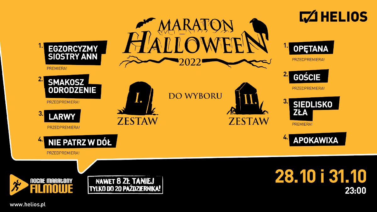 Halloweenowy repertuar w kinach Helios!