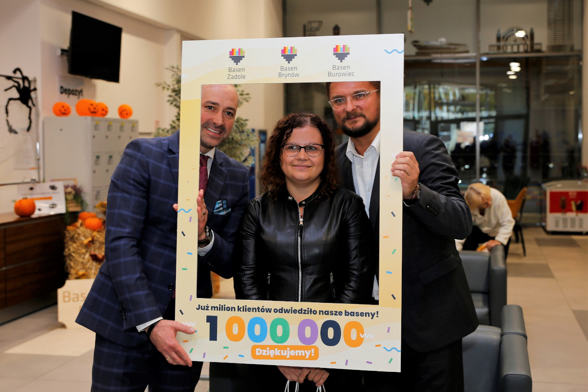 Milionowy klient odwiedził katowickie baseny
