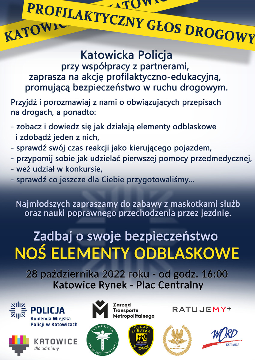 Zadbaj o swoje bezpieczeństwo - noś elementy odblaskowe