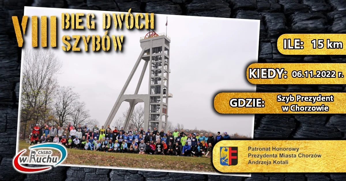 Przed nami VIII edycja Biegu Dwóch Szybów. Ostatni dzień zapisów!