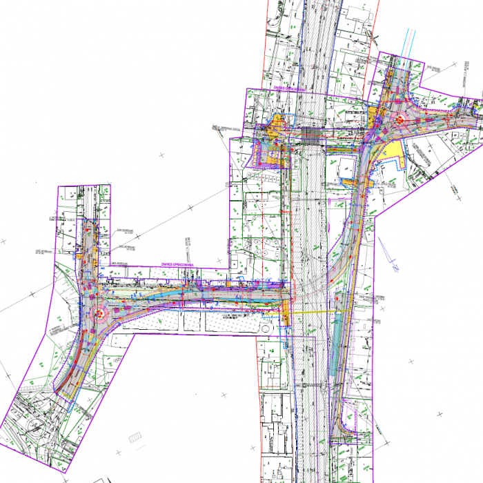 Przebudowa układu drogowego w rejonie ulic Raciborskiej, Zabrskiej i Głogowskiej