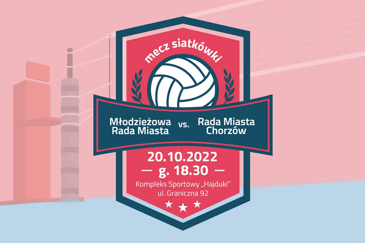 Młodzieżowa Rada Miasta rozegra mecz siatkówki z Radą Miasta
