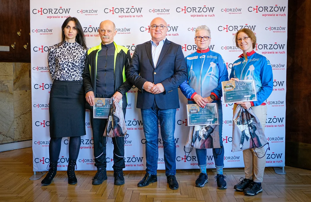 Prezydent Chorzowa wręczył nagrody uczestnikom "Rowerowej Stolicy Polski"
