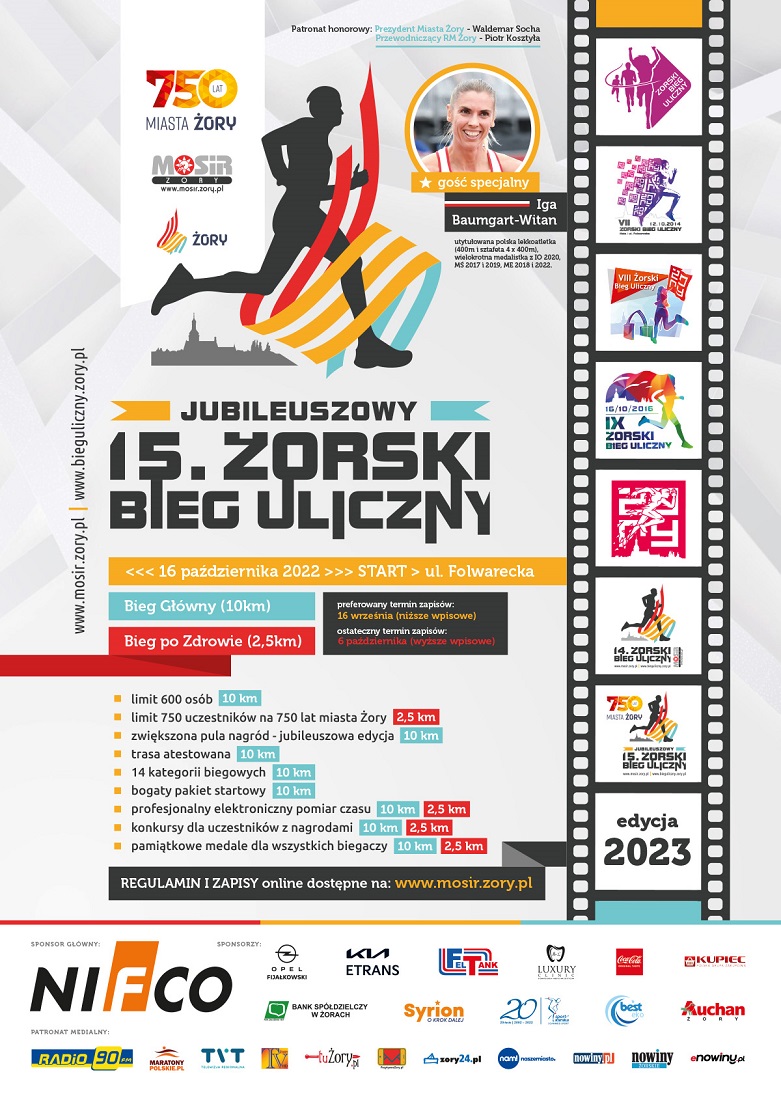 Znamy nazwisko gościa specjalnego XV Jubileuszowego Biegu Ulicznego w Żorach!