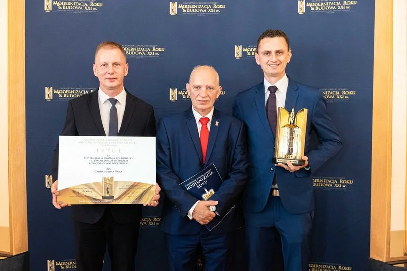 Tytuł "Modernizacji Roku 2021" dla żorskiego dworca kolejowego!