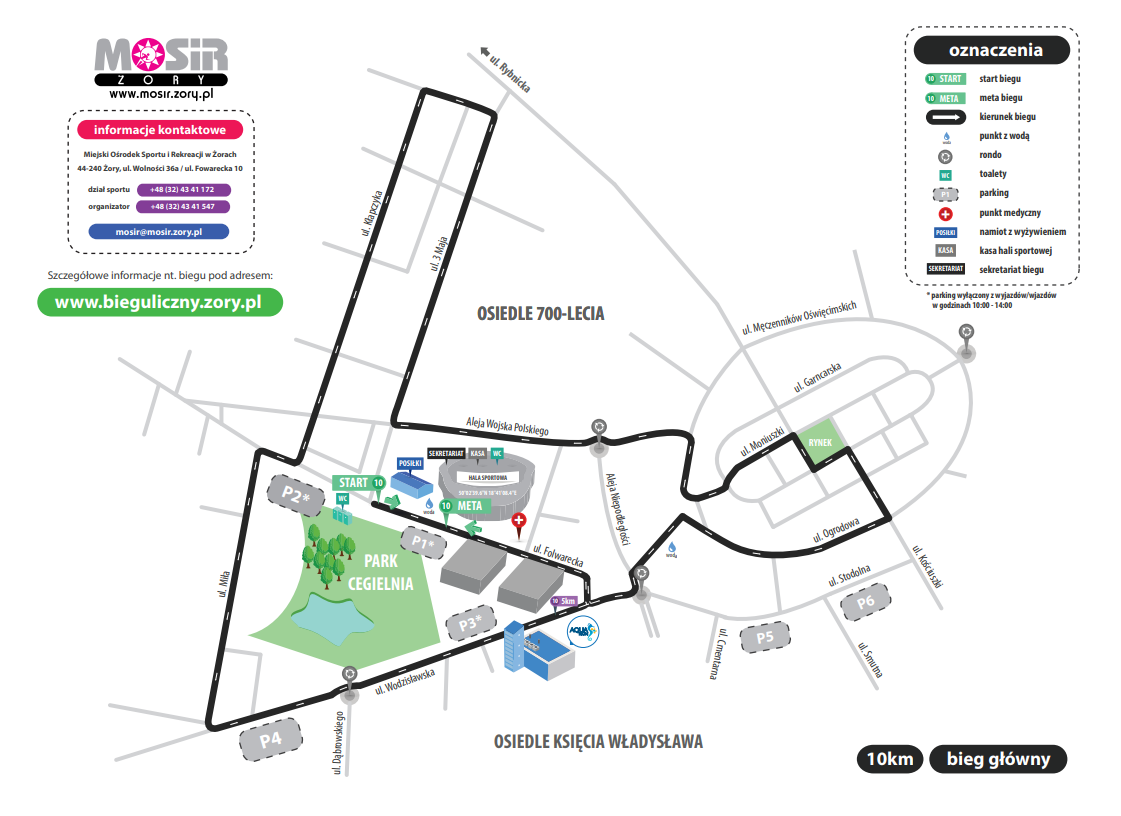 Utrudnienia w ruchu drogowym związane z 15. Żorskim Biegiem Ulicznym