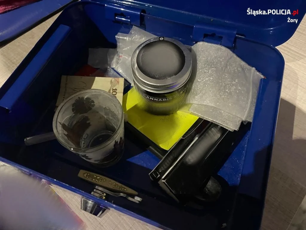 Wpadła z narkotykami podczas interwencji