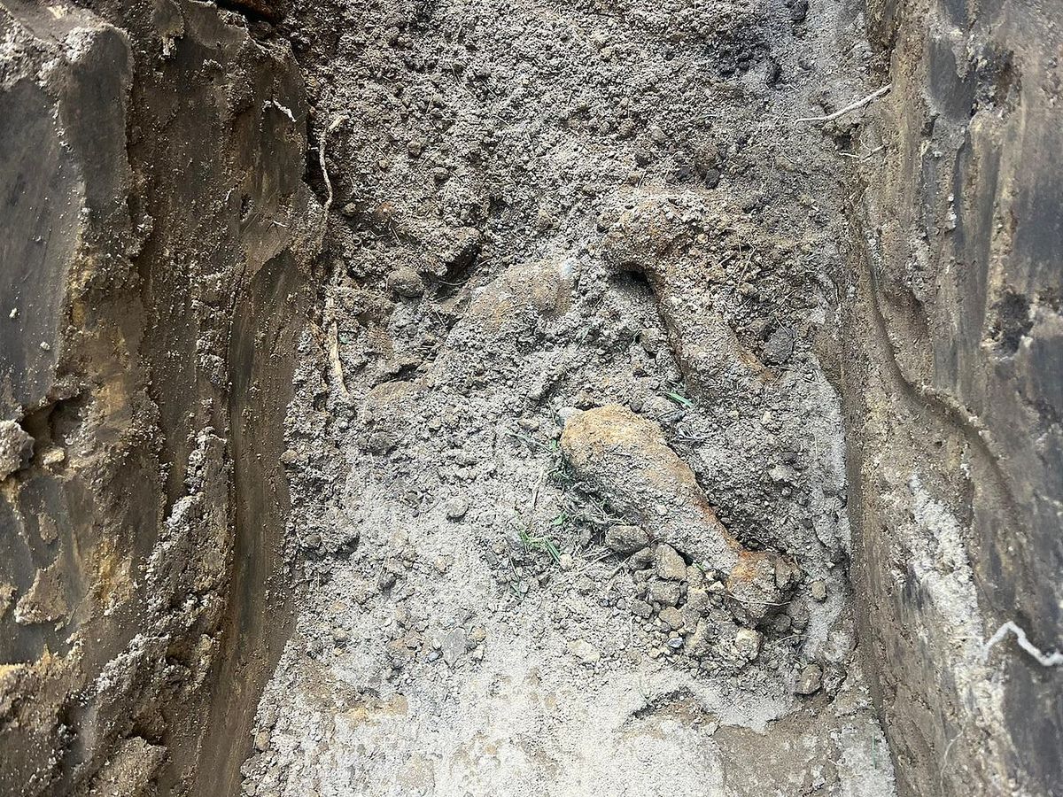 Powojenne niewybuchy ujawnione w trakcie budowy kanalizacji