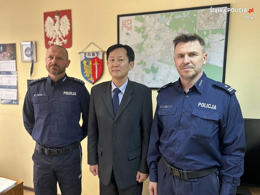 Współpraca i bezpieczeństwo. Wicekonsul Ambasady Republiki Korei w Polsce odwiedził Żory
