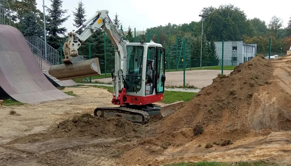OSiR Skałka: Rozpoczęły się prace na torze do dirt jumpingu