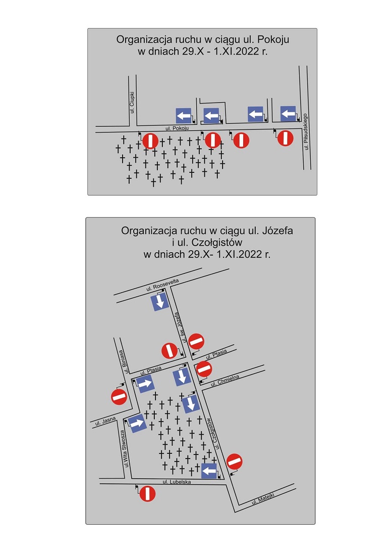 Zmiany w organizacji ruchu w okresie Wszystkich Świętych